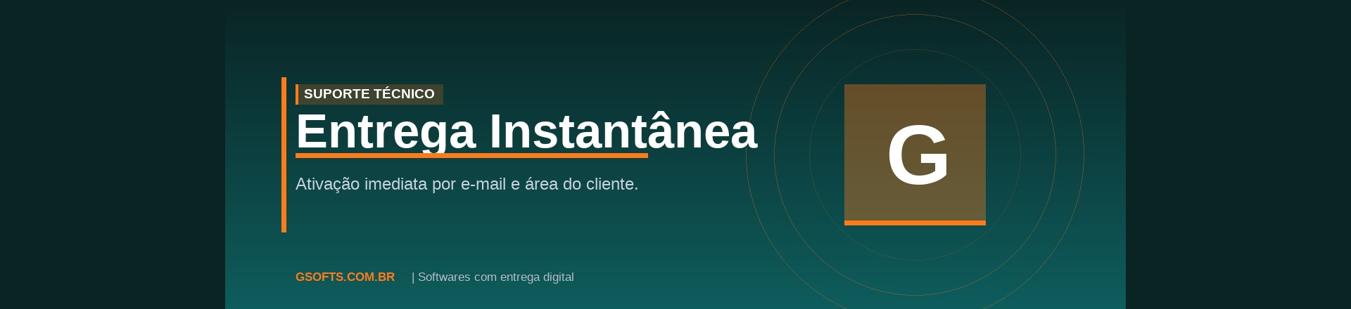 Entrega instantânea - GSofts